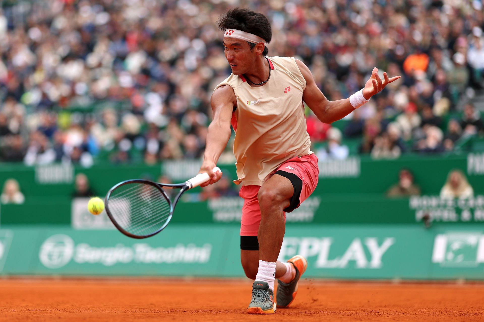 Yunchaokete in action at the Rolex Monte-Carlo Masters - Source: Getty